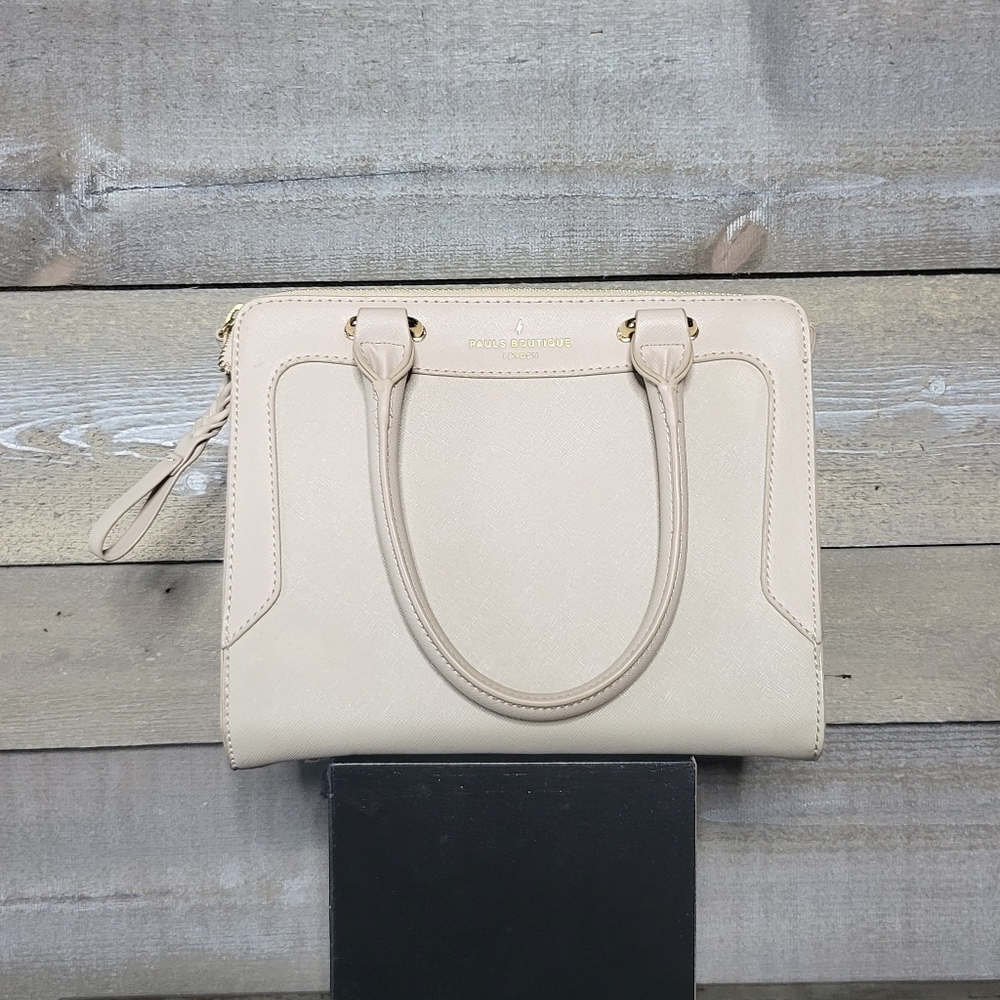 Pauls Boutique London Off White Handbag Tote
